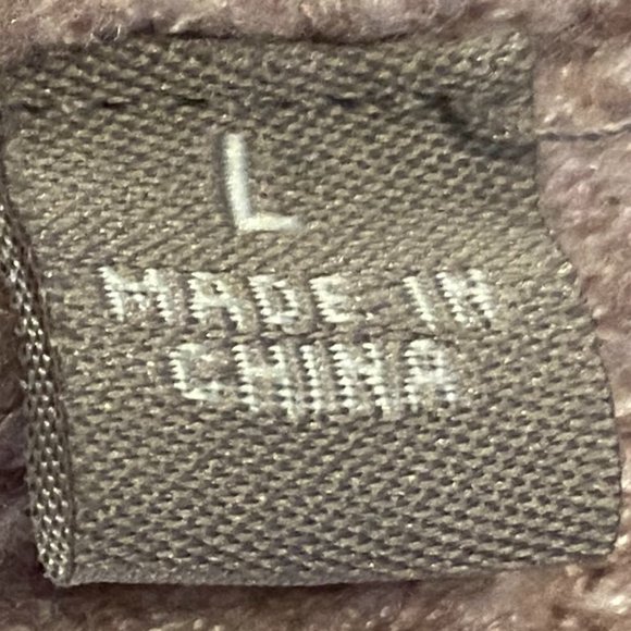 Cyrus Evolution Cable Knit Fisherman Sweater Purple Cottagecore Classic Coast-L - Picture 12 of 13